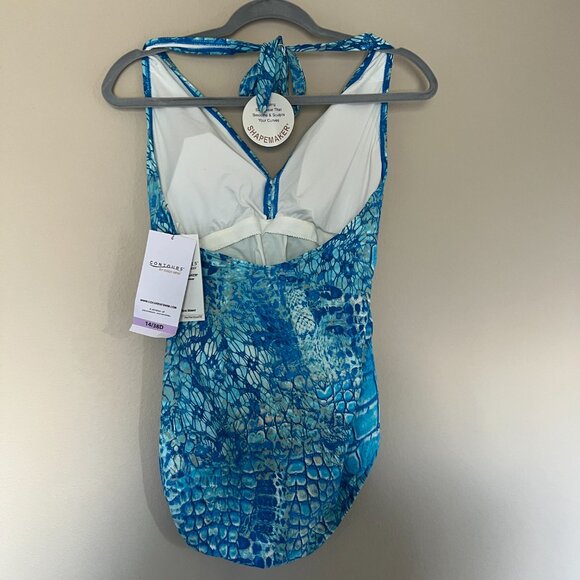 NWT Contours by Coco Reef Shapemaker Swimwear One Piece Size 14 (38) - Picture 2 of 11